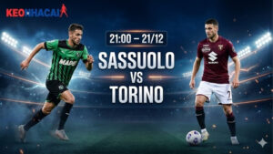 Nhận định bóng đá Sassuolo vs Torino, 21h00 ngày 21/12