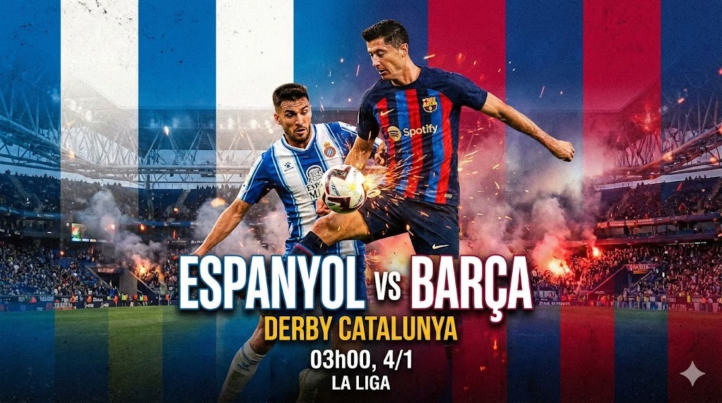 Sức nóng hừng hực của trận Derby xứ Catalan